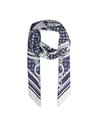 Apaszki i szaliki damskie - Guess Chusta AW5340 POL03 Niebieski - miniaturka - grafika 1