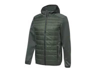 Kurtki i kamizelki sportowe męskie - CRIVIT Kurtka hybrydowa męska (Zielony, L(52/54)) - miniaturka - grafika 1