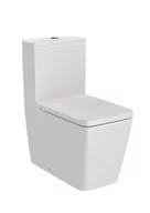 Kompakty WC - Roca Inspira Toaleta WC stojąca 64,5x37,5 cm kompaktowa bez kołnierza perłowa A342536630 - miniaturka - grafika 1