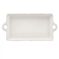Miski i półmiski - Półmisek/Talerz 30x15cm CLARA Gold Ivory VILLA ITALIA - miniaturka - grafika 1