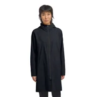 Płaszcze damskie - Damski płaszcz przeciwdeszczowy Jack Wolfskin WELLSEE COAT W dark navy - XS - miniaturka - grafika 1