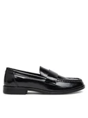 Półbuty damskie - Calvin Klein Loafersy City Sleek HW0HW02306 Czarny - miniaturka - grafika 1