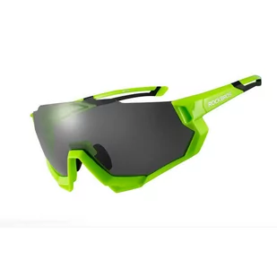 Rockbros 10133 okulary rowerowe / sportowe z polaryzacją 5 soczewek wymiennych zielone - Okulary sportowe - miniaturka - grafika 1