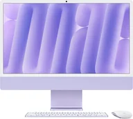 Zestawy komputerowe - Komputer Apple iMac Z1K7 59,62cm 23,5Zoll Standardglas M4 10C CPU/10C GPU/16C N.E. 24GB 512GB SSD Gbit Eth MM MaKey TID DE Violett - miniaturka - grafika 1