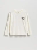 Bluzki dla chłopców - Reserved - Longsleeve Brawl Stars - złamana biel - miniaturka - grafika 1