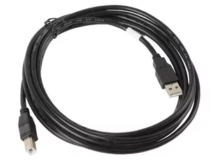 LANBERG LANBERG Kabel USB 2.0 AM-BM 3M czarny (CA-USBA-10CC-0030-BK) - Kable USB - miniaturka - grafika 4