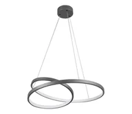 Lampy sufitowe - LED Żyrandol na lince ZEFIRA LED/40W/230V 4000K śr. 50 cm antracyt - miniaturka - grafika 1