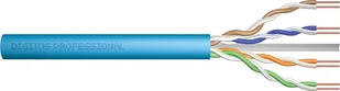Digitus Kabel instalacyjny DIGITUS kat.6A, U/UTP, B2ca, AWG 23/1, LSOH, 100m, niebieski - Kable - miniaturka - grafika 1