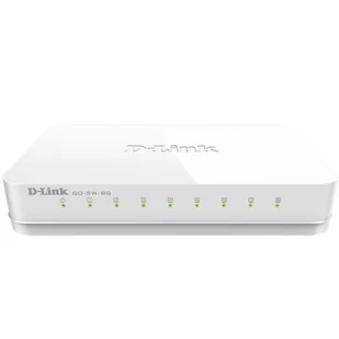 D-Link 8-Port 10/100/1000Mbps Gigabit Ethernet Switch GO-SW-8G/E - Artykuły biurowe - miniaturka - grafika 2