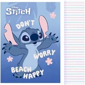 Zeszyty szkolne - Zeszyt szkolny 16k/A5 Trzylinia 16K Stitch "Don't Worry" - miniaturka - grafika 1