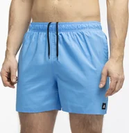 Kąpielówki męskie - Adidas Spodenki szorty kąpielowe męskie adidas Solid CLX Short-Length błękitne IR6220 S - miniaturka - grafika 1