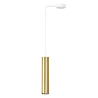 Lampy sufitowe - Biała Nowoczesna Lampa Wisząca Tuba A7-W08 - miniaturka - grafika 1