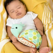 Szumiące zabawki - B.Toys Żółwik Glow Zzzs Shellé - miniaturka - grafika 1