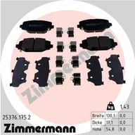 Klocki hamulcowe - Klocki hamulcowe - komplet ZIMMERMANN 25376.175.2 - miniaturka - grafika 1