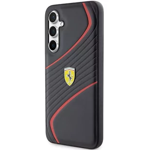 Ferrari FEHCS23FEPTWK S23 FE S711 czarny/black hardcase Twist Metal Logo - Etui i futerały do telefonów - miniaturka - grafika 2