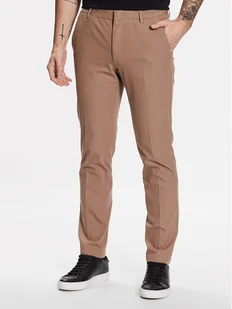 Boss Spodnie materiałowe Kaito1_T 50487754 Beżowy Slim Fit - Spodnie męskie - miniaturka - grafika 1