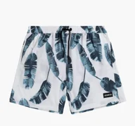 Majtki męskie - BOKSERKI KĄPIELOWE ATLANTIC KMB-218/01 WL24 (kolor biały, rozmiar XL) - miniaturka - grafika 1