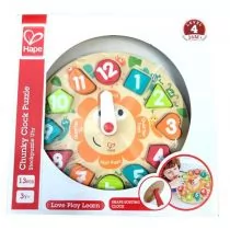 Hape Hape Duża układanka z zegarem - Układanki dla dzieci - miniaturka - grafika 1