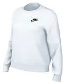 Bluzy damskie - Bluza Damska Nike Club Fleece Ciepła Klasyka DQ5473-100 r. M - miniaturka - grafika 1