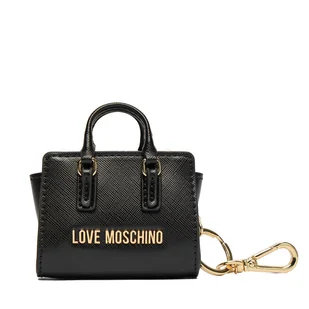 Etui na klucze LOVE MOSCHINO JC5411PP0NKZ0000 Czarny - Etui na klucze - miniaturka - grafika 1