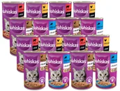 Mokra karma dla kotów - WHISKAS Adult puszka dla kota 24x400g Mix Smaków - miniaturka - grafika 1