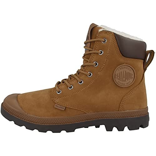 Palladium Pampa Sport Shearling wodoodporne klasyczne kozaki, brązowe, 41 EU, brązowy - Braun Marron Mahogany Chocolate 728-40 EU