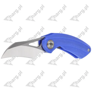 Nóż składany Bestech Bihai Blue G10, Stonewash / Satin 14C28N by Ostap Hel (BG53D-1) - Noże - miniaturka - grafika 2