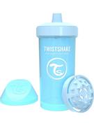 Butelki dla niemowląt - Twistshake Butelka w kolorze niebieskim do nauki picia - 360 ml - miniaturka - grafika 1