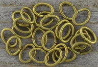 Biżuteria - akcesoria - [101005] Ogniwko otwarte 5*4mm kolor brąz 50szt - miniaturka - grafika 1