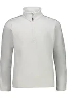 Bluzy męskie - CMP Męska bluza polarowa Stretch Performance Sweater biały A001 128 - miniaturka - grafika 1