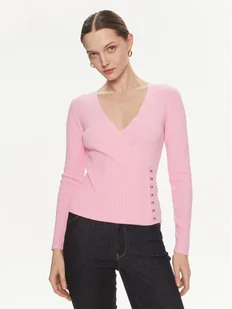 Morgan Sweter 241-MCAT Różowy Regular Fit - Swetry damskie - miniaturka - grafika 1