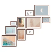 Ramki na zdjęcia - Zestaw Ramek Prawy - Galeria Ramek Na 10 Zdjęć - miniaturka - grafika 1