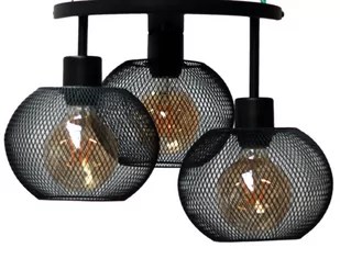 Nowoczesna lampa sufitowa z drucianymi kloszami AL 62347 z serii KERSO - Lampy sufitowe - miniaturka - grafika 1