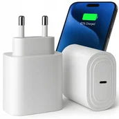 Ładowarki do telefonów - SZYBKA ŁADOWARKA SIECIOWA DO TEL. APPLE IPHONE KOSTKA USB-C ZASILACZ 20W - miniaturka - grafika 1