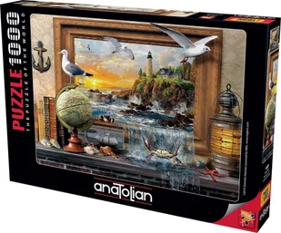 Anatolian Puzzle 1000 Obraz z latarnią w tle - Anatolian - Puzzle - miniaturka - grafika 1