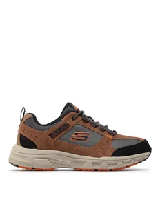 Skechers Trekkingi Oak Canyon 51893/BRBK Brązowy - Buty trekkingowe męskie - miniaturka - grafika 1
