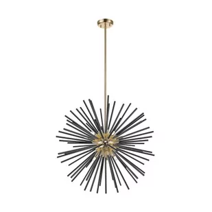 Urchin D78 lampa wisząca 9xG9 złota/czarna P0491-09C-F7BC - Lampy sufitowe - miniaturka - grafika 1