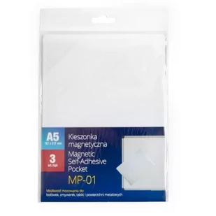 Kieszeń magnetyczna A5 przeźroczysta MP-01 ARGO 3szt. /601340/ - Pozostałe akcesoria dla plastyków - miniaturka - grafika 1