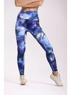 Onamaste Legginsy sportowe "Iris" w kolorze niebieskim - Spodnie sportowe damskie - miniaturka - grafika 1