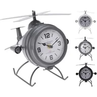 Zegary - zegar stolowy helikopter metal 23 x 22 cm - miniaturka - grafika 1