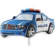 Balony i akcesoria - GRABO Balon foliowy "Policja Radiowóz" GRABO 21" SHP GB245B - miniaturka - grafika 1