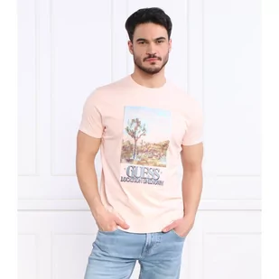 GUESS T-shirt DESERT PHOTO | Regular Fit - Koszulki męskie - miniaturka - grafika 1