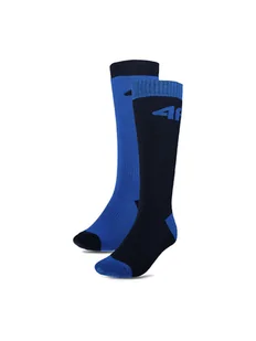 4F Zestaw 2 par skarpet narciarskich 4FJWAW23UFSOM120 Kolorowy - Skarpetki dla dzieci - miniaturka - grafika 1