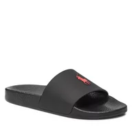 Klapki i japonki damskie - Polo Ralph Lauren Klapki Polo Slide 809852071004 Black/Red - miniaturka - grafika 1