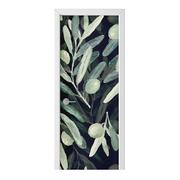 Naklejki na ścianę - Naklejka na drzwi HOMEPRINT Gałązki oliwki 95x205 cm - miniaturka - grafika 1