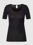 Koszulki i topy damskie - T-shirt z okrągłym dekoltem model ‘LUXURY’ - miniaturka - grafika 1