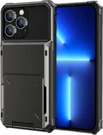 Etui i futerały do telefonów - König Design Etui kompatybilne z Apple iPhone 14 Pro Plastikowe, miękkie etui na telefon komórkowy - Etui na telefon komórkowy czarne - miniaturka - grafika 1