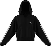 Bluzy damskie - adidas Damska bluza z kapturem Essentials 3 paski French Terry z zamkiem błyskawicznym (1 szt.) - miniaturka - grafika 1