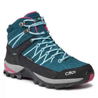 Buty trekkingowe damskie - Trekkingi CMP Rigel Mid Wmn Trekking Shoe Wp 3Q12946 Deep Lake-Acqua 16NN - grafika 1