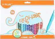 Długopisy - Flamastry Elephant 24 kolory Y-Plus - UNI - miniaturka - grafika 1